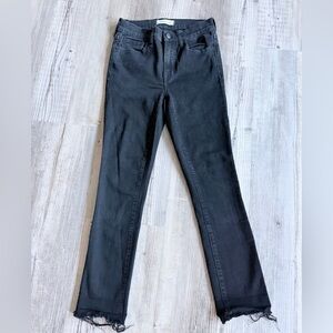 Roadtripper- Madewell high rise black skinny jeans size 24